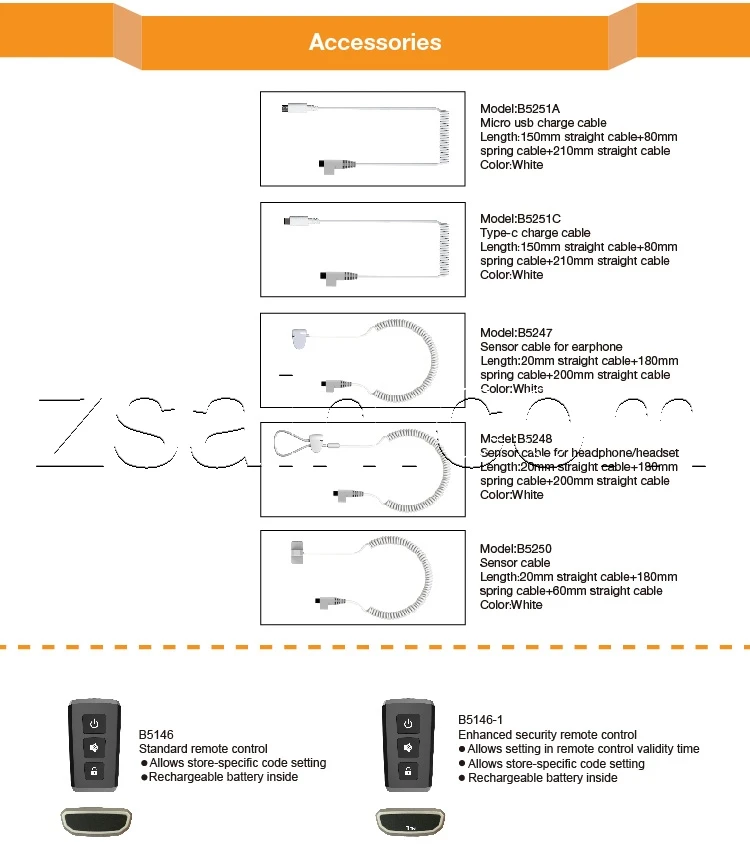 ZXA605H Security Headphone Display Stand - Headphone Display Stand - 6