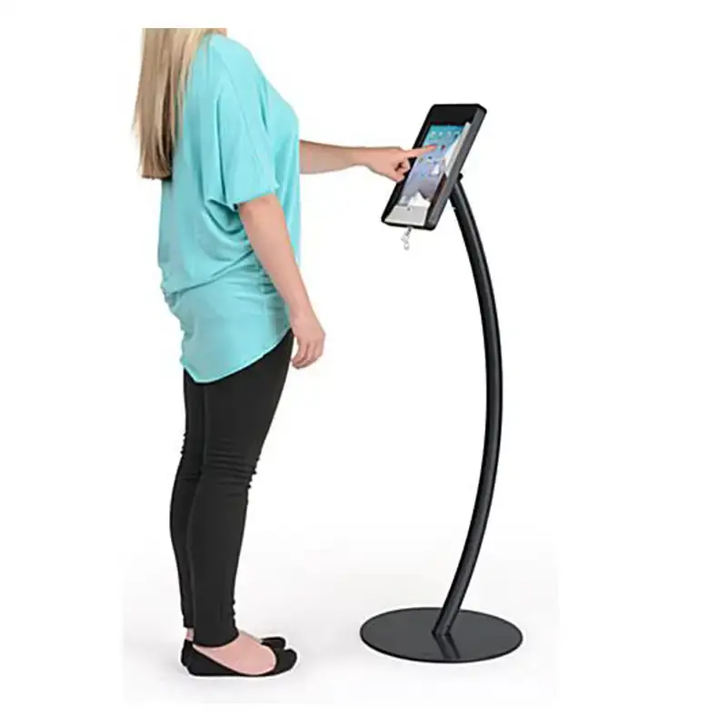 Display Floor Stand in Rotating Curved  ZXC-11 - Universal Tablet Holder - 3