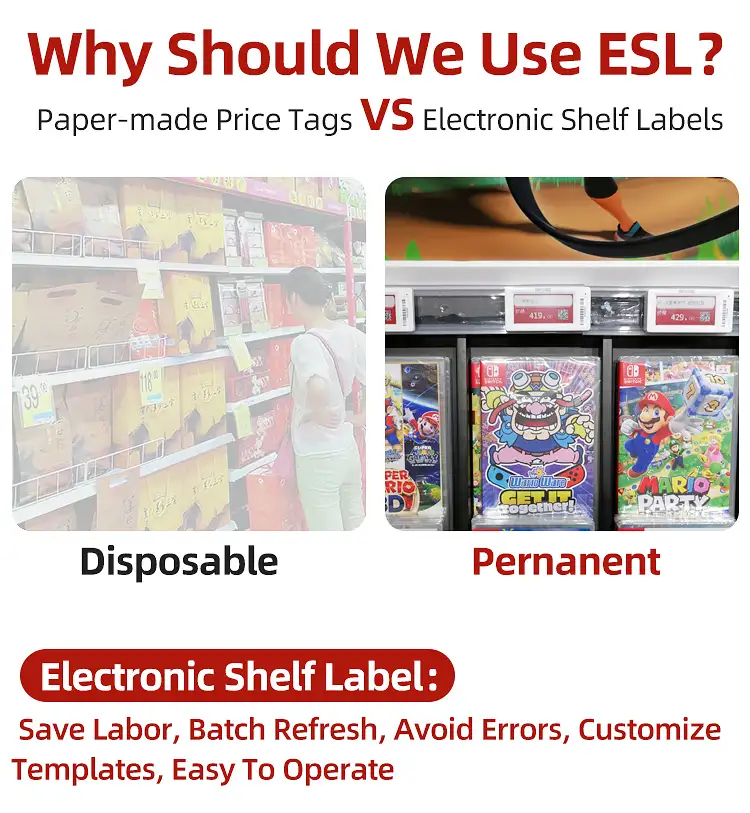 ZXL154 electronic shelf labels - Electronic Shelf Labels - 8
